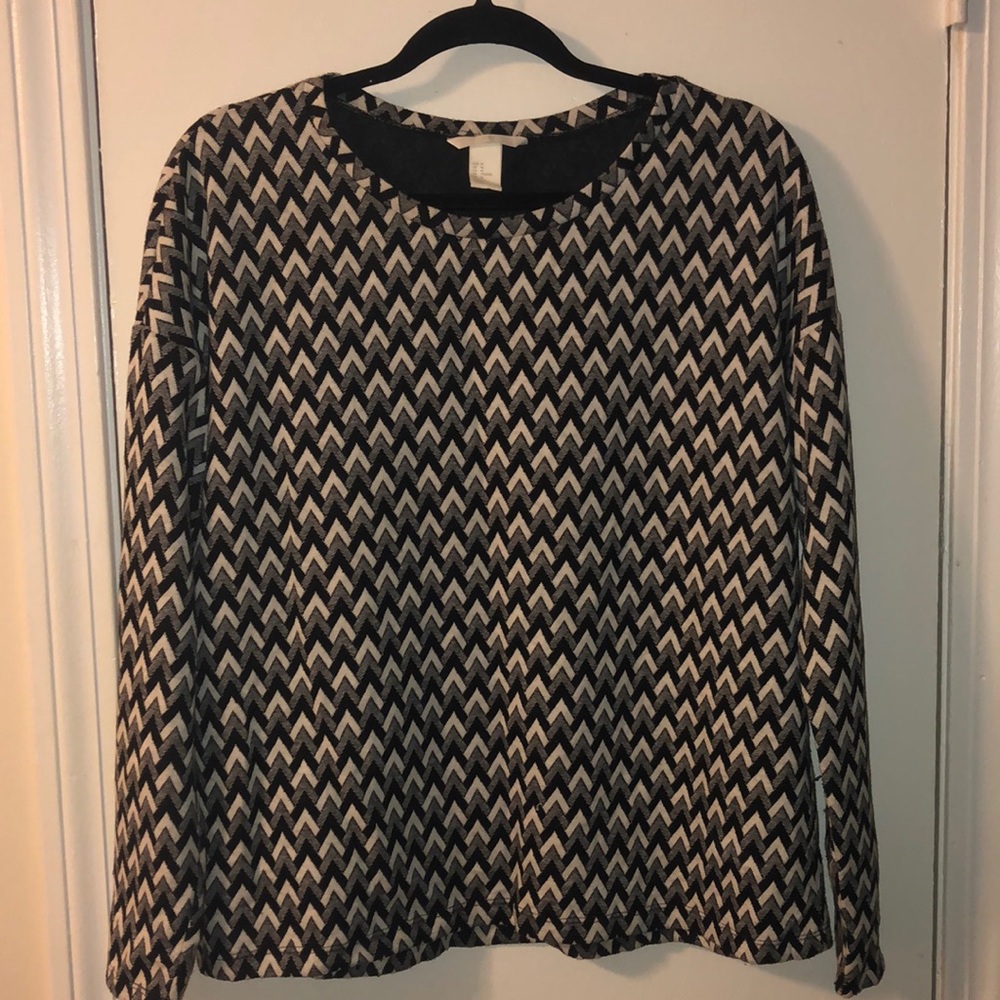 H&M Chevron Blouse